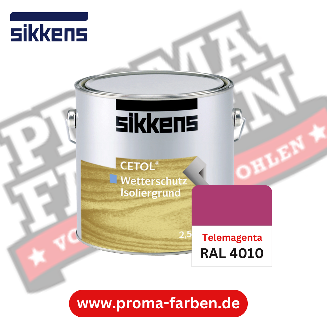 Sikkens Cetol Wetterschutzfarbe RAL 4010 Telemagenta Sikkens Cetol Wetterschutzfarbe RAL 4010 Telemagenta