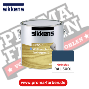 Sikkens Cetol Wetterschutzfarbe RAL 5001 Grünblau online bestellen bei ProMa Farben