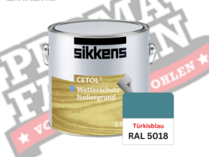 Sikkens Cetol Wetterschutzfarbe RAL 5018 Türkisblau online bestellen bei ProMa Farben