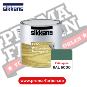 Sikkens Cetol Wetterschutzfarbe RAL 6000 Patinagrün online bestellen bei ProMa Farben