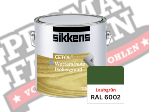 Sikkens Cetol Wetterschutzfarbe RAL 6002 Laubgrün online bestellen bei ProMa Farben