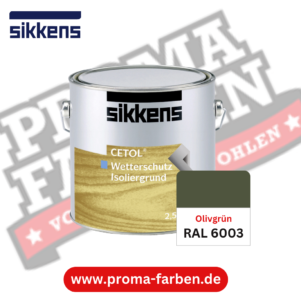 Sikkens Cetol Wetterschutzfarbe RAL 6003 Olivgrün online bestellen bei ProMa Farben