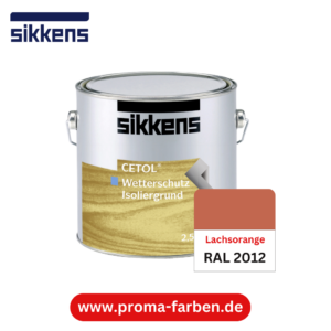 Sikkens Cetol Wetterschutzfarbe RAL 2012 Lachsorange