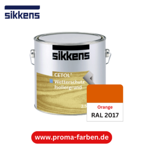 Sikkens Cetol Wetterschutzfarbe RAL 2017 Orange