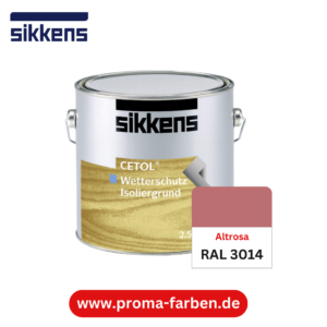 Sikkens Cetol Wetterschutzfarbe RAL 3014 Altrosa