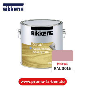 Sikkens Cetol Wetterschutzfarbe RAL 3015 Hellrosa