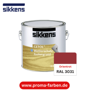 Sikkens Cetol Wetterschutzfarbe RAL 3031 Orientrot