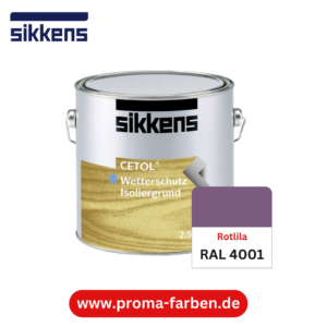 Sikkens Cetol Wetterschutzfarbe RAL 4001 Rotlila