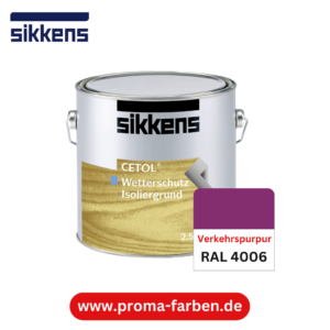Sikkens Cetol Wetterschutzfarbe RAL 4006 Verkehrspurpur