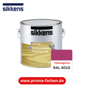 Sikkens Cetol Wetterschutzfarbe RAL 4010 Telemagenta – Bild 2