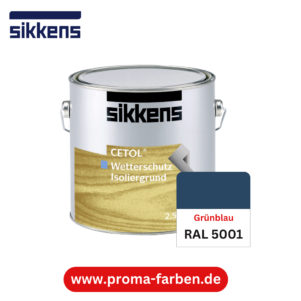 Sikkens Cetol Wetterschutzfarbe RAL 5001 Grünblau – Bild 2