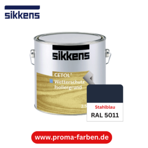 Sikkens Cetol Wetterschutzfarbe RAL 5011 Stahlblau