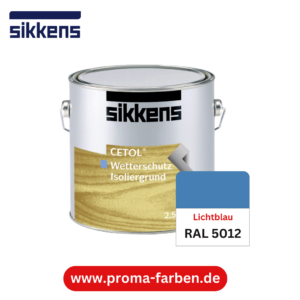 Sikkens Cetol Wetterschutzfarbe RAL 5012 Lichtblau