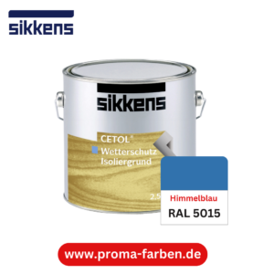Sikkens Cetol Wetterschutzfarbe RAL 5015 Himmelblau