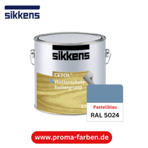 Sikkens Cetol Wetterschutzfarbe RAL 5024 Pastellblau