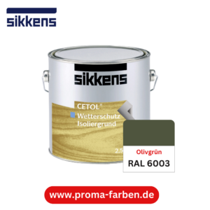Sikkens Cetol Wetterschutzfarbe RAL 6003 Olivgrün