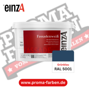 einzA Fassadenfarbe RAL 5001 Grünblau online bestellen bei ProMa Farben