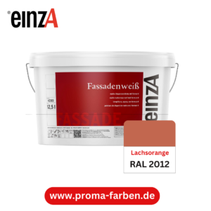 einzA Fassadenfarbe RAL 2012 Lachsorange