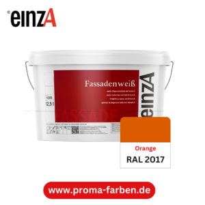 einzA Fassadenfarbe RAL 2017 Orange