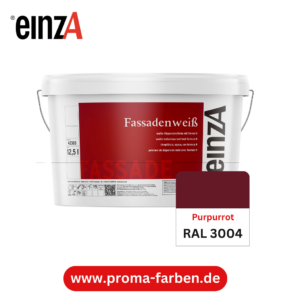einzA Fassadenfarbe RAL 3004 Purpurrot