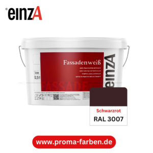 einzA Fassadenfarbe RAL 3007 Schwarzrot