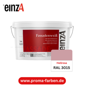 einzA Fassadenfarbe RAL 3015 Hellrosa
