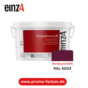 einzA Fassadenfarbe RAL 4004 Bordeauxviolett