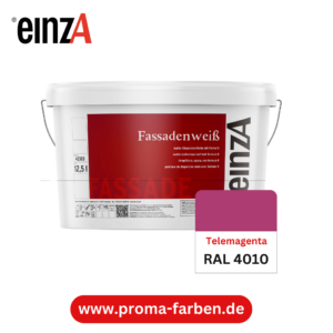 einzA Fassadenfarbe RAL 4010 Telemagenta