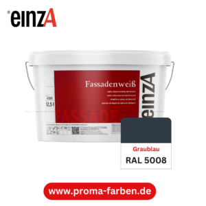 einzA Fassadenfarbe RAL 5008 Graublau