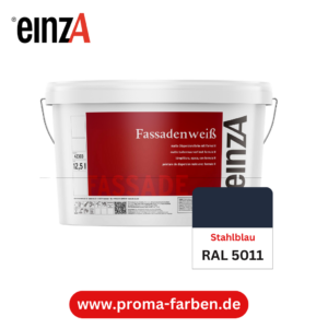 einzA Fassadenfarbe RAL 5011 Stahlblau