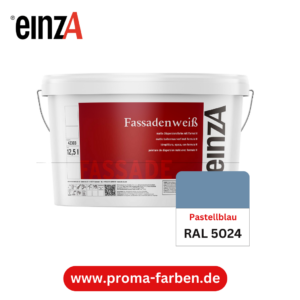 einzA Fassadenfarbe RAL 5024 Pastellblau
