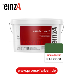 einzA Fassadenfarbe RAL 6001 Smaragdgrün