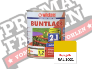 Wilckens 2in1 Buntlack glänzend RAL 1021 Rapsgelb online bestellen bei ProMa Farben