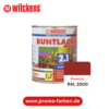 Wilckens 2in1 Buntlack glänzend RAL 3000 Feuerrot – Bild 2
