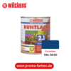 Wilckens 2in1 Buntlack glänzend RAL 5010 Enzianblau – Bild 2