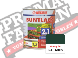 Wilckens 2in1 Buntlack glänzend RAL 6005 Moosgrün online bestellen bei ProMa Farben