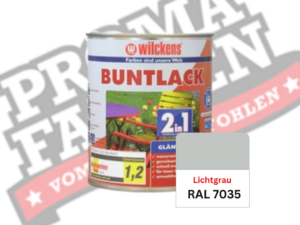 Wilckens 2in1 Buntlack glänzend RAL 7035 Lichtgrau online bestellen bei ProMa Farben