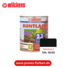 Wilckens 2in1 Buntlack glänzend RAL 9005 Tiefschwarz – Bild 2