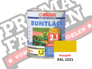 Wilckens 2in1 Buntlack seidenmatt RAL 1021 Rapsgelb online bestellen bei ProMa Farben