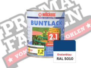 Wilckens 2in1 Buntlack seidenmatt RAL 5010 Enzianblau online bestellen bei ProMa Farben