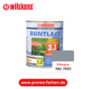 Wilckens 2in1 Buntlack seidenmatt RAL 7001 Silbergrau – Bild 2