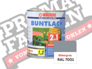 Wilckens 2in1 Buntlack seidenmatt RAL 7001 Silbergrau online bestellen bei ProMa Farben