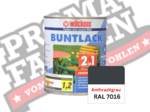 Wilckens 2in1 Buntlack seidenmatt RAL 7016 Anthrazitgrau online bestellen bei ProMa Farben