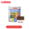 Wilckens 2in1 Buntlack seidenmatt RAL 8011 Nussbraun – Bild 2