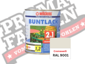 Wilckens 2in1 Buntlack seidenmatt RAL 9001 Cremeweiß online bestellen bei ProMa Farben