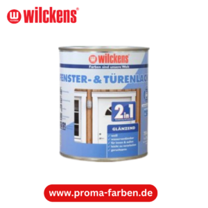 Wilckens 2in1 Fenster und Türenlack glänzend 750ml