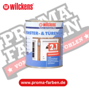 Wilckens 2in1 Fenster und Türenlack seidenmatt 750ml online bestellen bei ProMa Farben