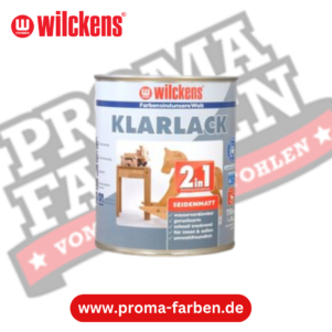 Wilckens 2in1 Klarlack seidenmatt 750ml online bestellen bei ProMa Farben
