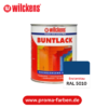 Wilckens Buntlack hochglänzend RAL 5010 Enzianblau – Bild 2