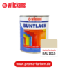 Wilckens Buntlack seidenglänzend RAL 1015 Hellelfenbein – Bild 2